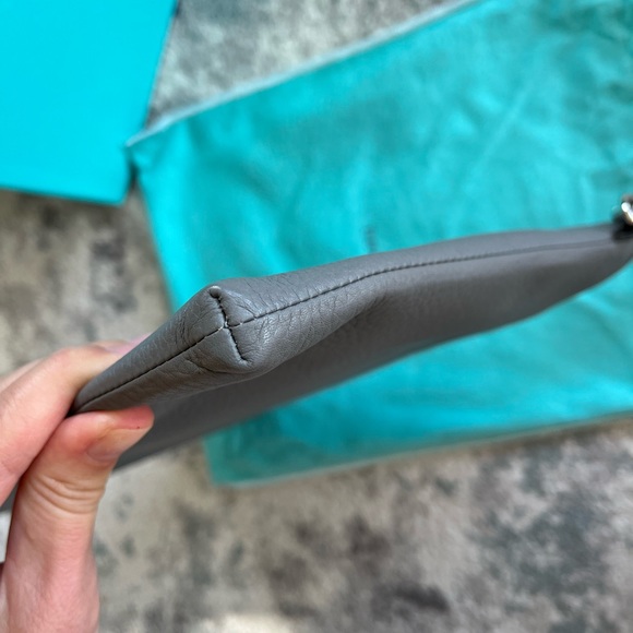 Tiffany & Co leather zip clutch - Picture 7 of 9